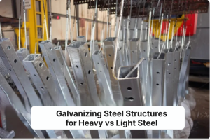 Galvanizing Steel Structures for Heavy vs Light Steel