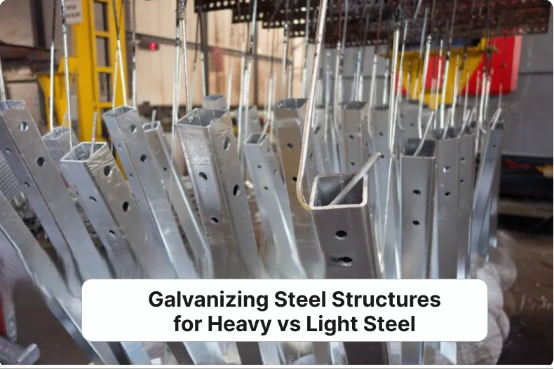 Galvanizing for Heavy vs Light Steel Structures: What Engineers Should Know