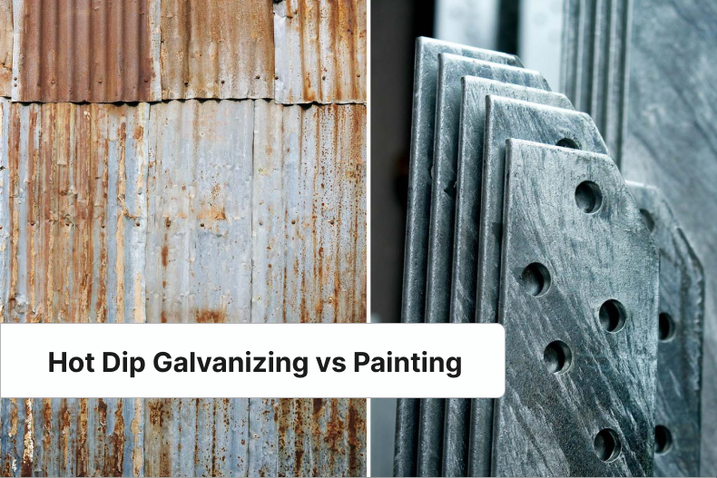 Hot Dip Galvanizing vs Painting